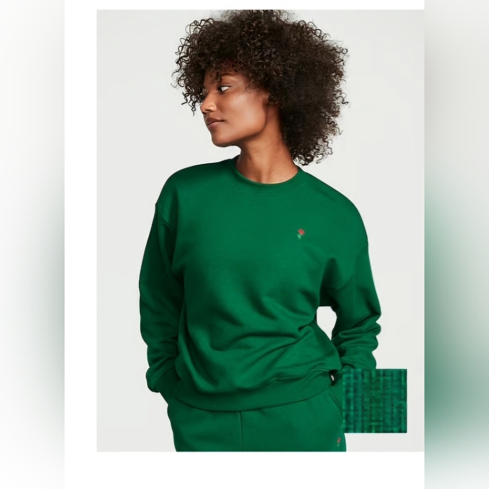 Cotton Fleece Crewneck Sweatshirt